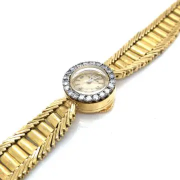  Country House Antiques and Interiors Auction A Vintage Jaeger-Le Coultre Ladies Wrist Watch