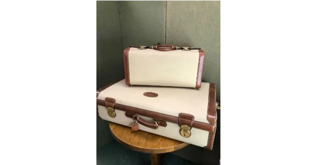 Harrods Vintage Monogram Suitcase and Travel Bag (Lot 1906)