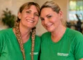 Lisa-Marie Mallier and Emma McGregor fundraising for Macmillan Cancer Support