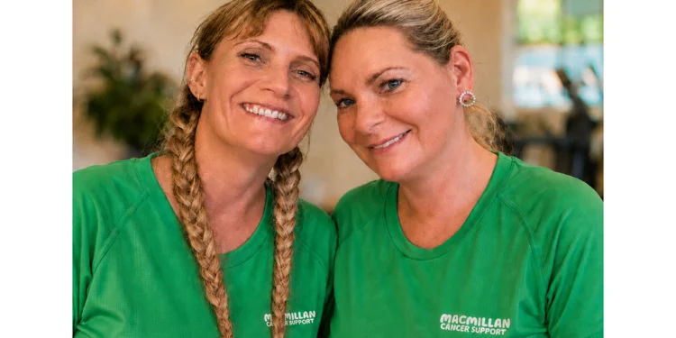 Lisa-Marie Mallier and Emma McGregor fundraising for Macmillan Cancer Support